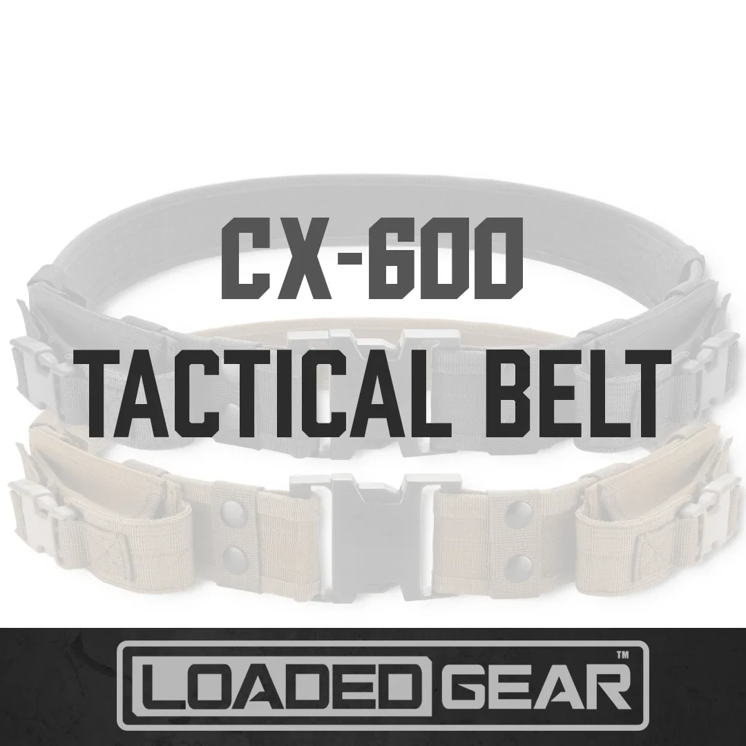 Loaded Gear CX-600 Tactical Belts | Black, Dark Earth | BI12254, BI12306 - Image 2