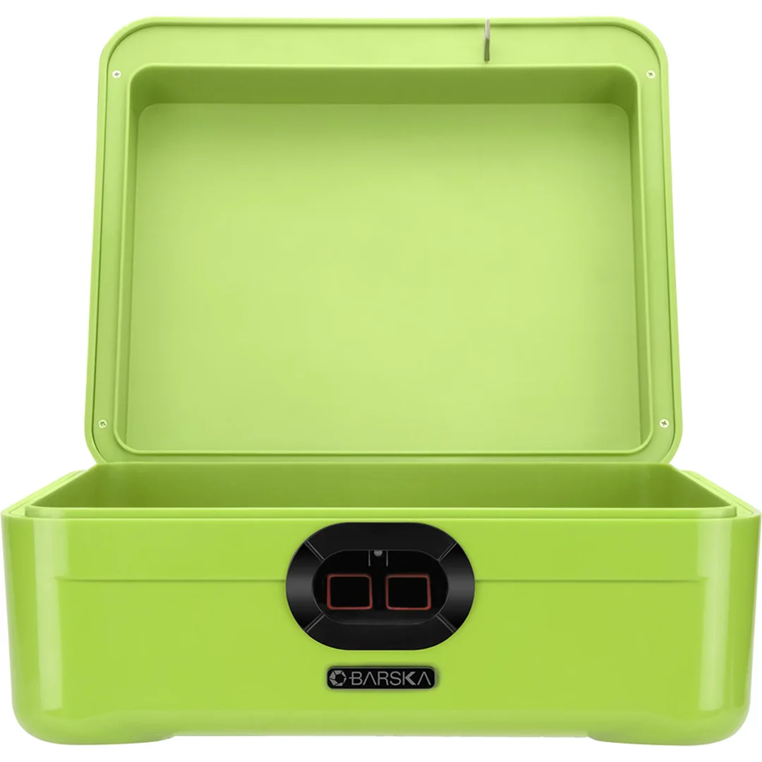 iBOX Portable Dual Access Motion Activated Biometric Secure Storage Lock Box | AX12458 - Image 4