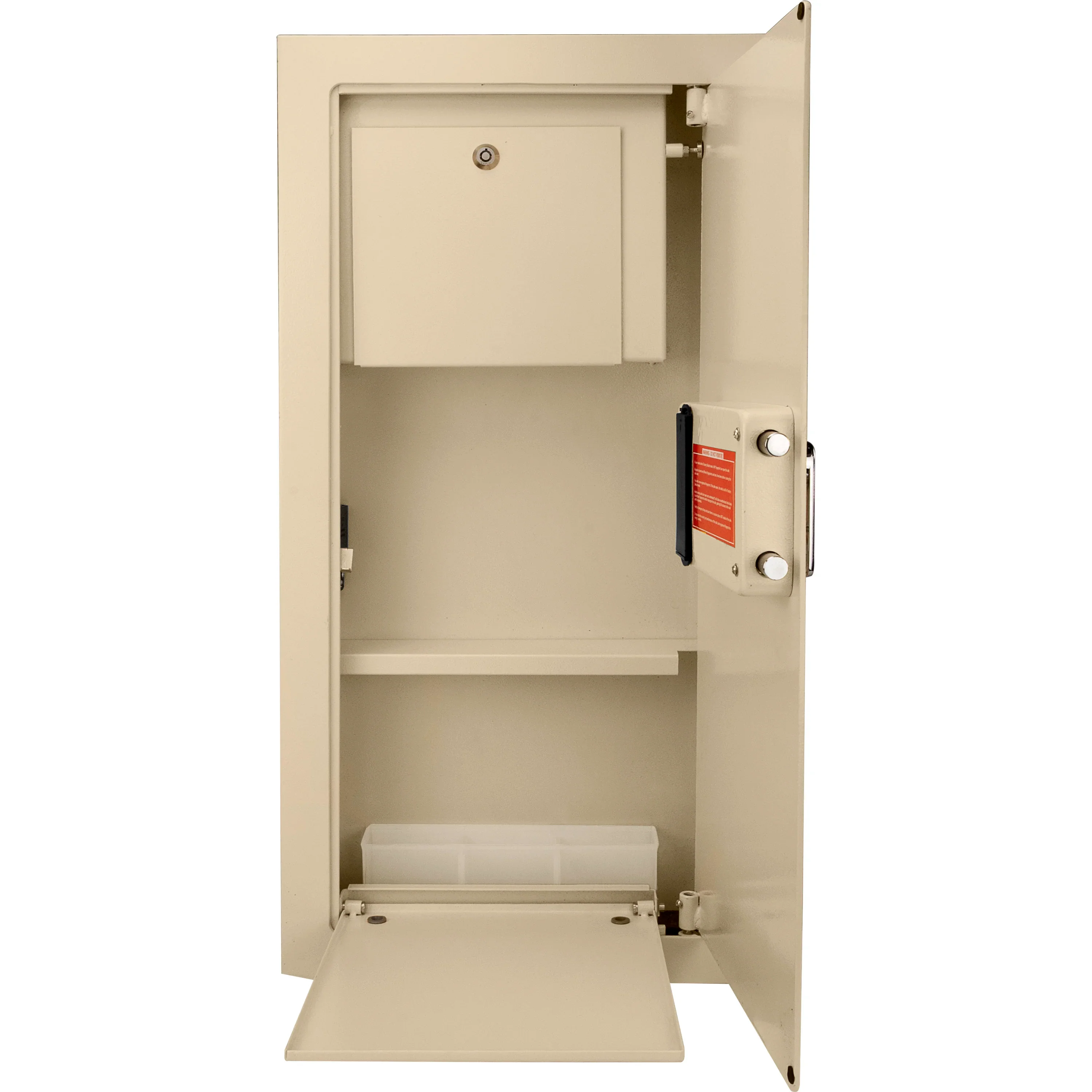 Large Beige Biometric Wall Safe, Right Opening  AX12408 | Left Opening AX12880 - Image 3
