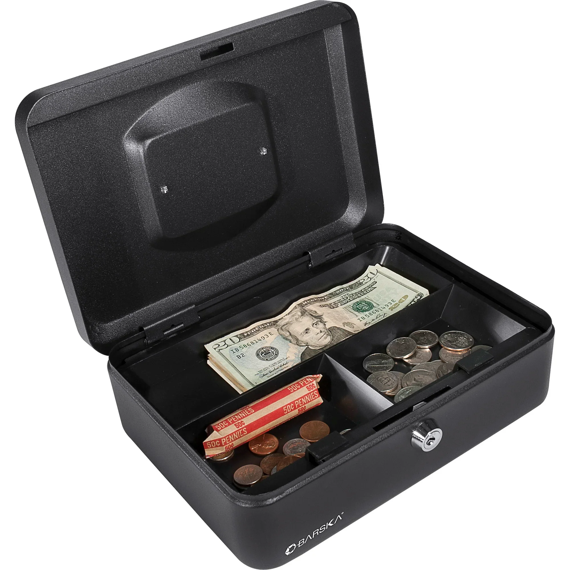 Medium 10" Cash Box with Key Lock | CB11832 - Image 3