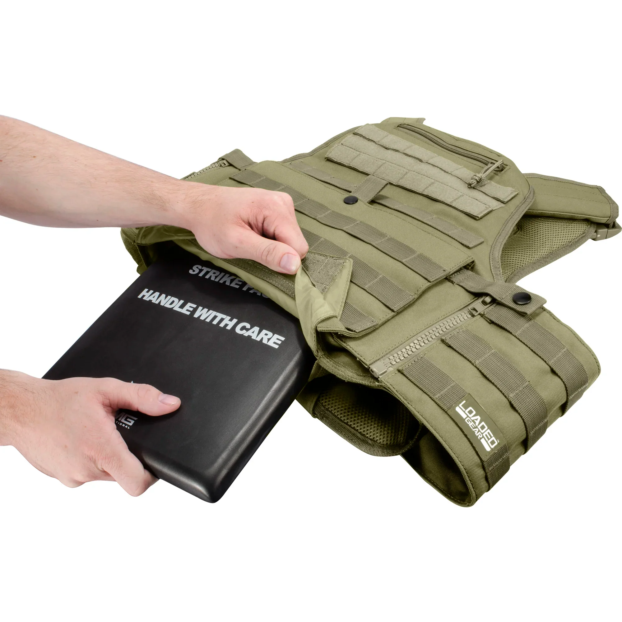 Loaded Gear VX-500 Tactical Vests | Black, OD Green | BI12260, BI12290 - Image 17