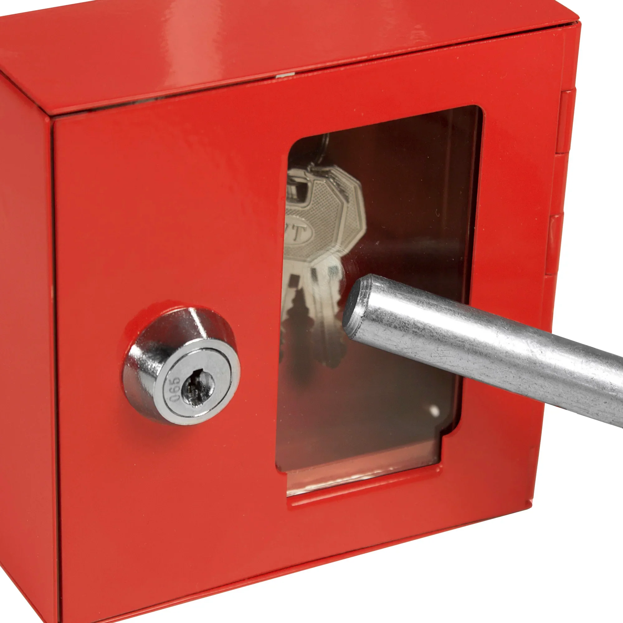 Small Breakable Emergency Key Box with Attached Hammer | AX11838 - Image 6