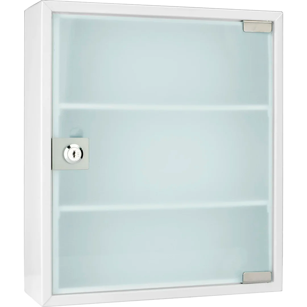 Standard Medical Cabinet with Frosted Glass Door | CB12822 - Image 3