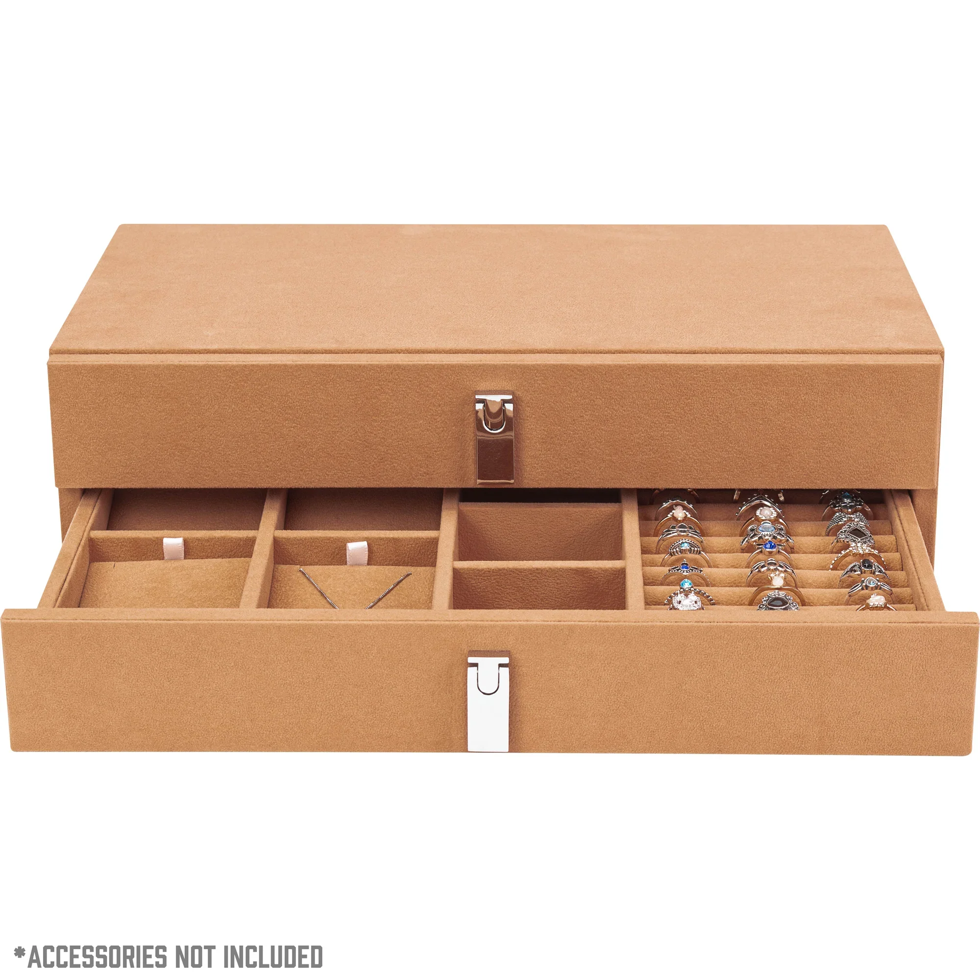 Suede-Lined Jewelry Storage Drawer Set | AF13318 - Image 3