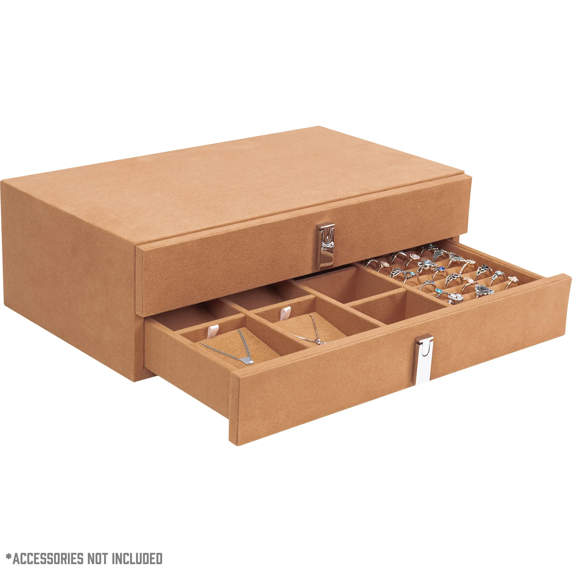 Suede-Lined Jewelry Storage Drawer Set | AF13318 - Image 6