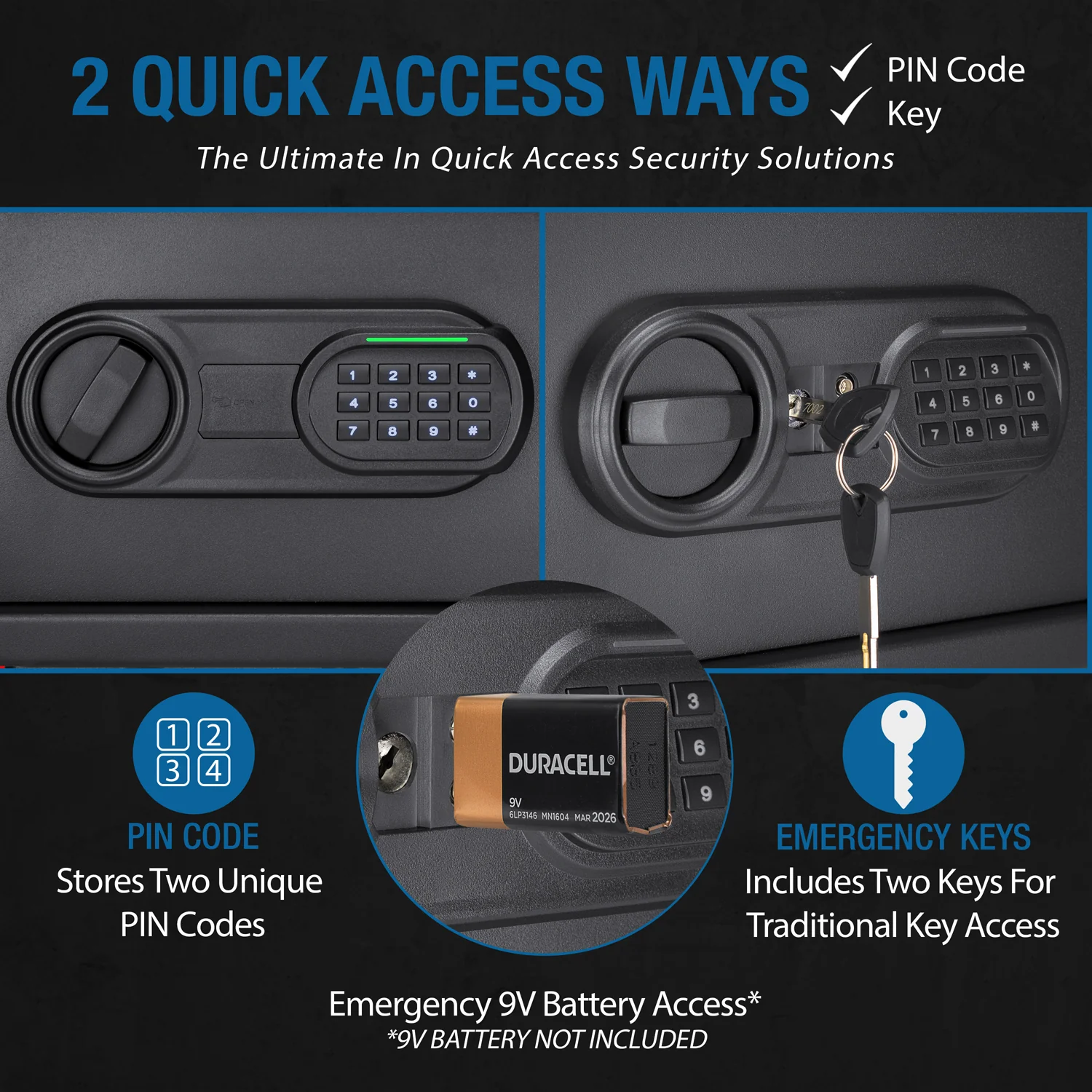 WL120 WardenLight 1.2 Cu. ft Digital Keypad Safe with Interior LED Light | AX13750 - Image 7